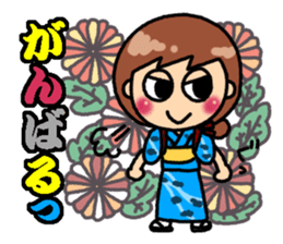 Summer of Japan(yukata) sticker #11892726