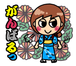 Summer of Japan(yukata) sticker #11892726