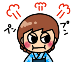 Summer of Japan(yukata) sticker #11892733