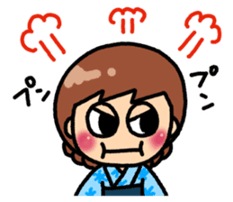 Summer of Japan(yukata) sticker #11892733