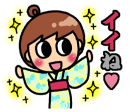 Summer of Japan(yukata) sticker #11892736
