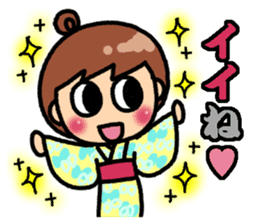 Summer of Japan(yukata) sticker #11892736