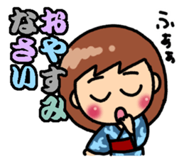 Summer of Japan(yukata) sticker #11892749