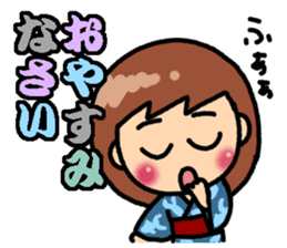 Summer of Japan(yukata) sticker #11892749