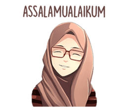Beautiful Hijab Girl sticker #11893390