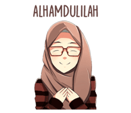 Beautiful Hijab Girl sticker #11893391