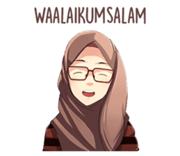 Beautiful Hijab Girl sticker #11893392