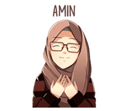 Beautiful Hijab Girl sticker #11893397