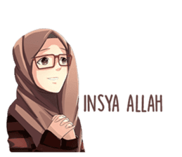 Beautiful Hijab Girl sticker #11893398