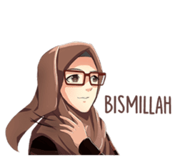 Beautiful Hijab Girl sticker #11893399