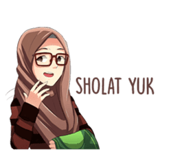 Beautiful Hijab Girl sticker #11893400