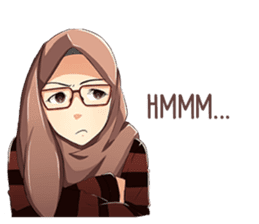 Beautiful Hijab Girl sticker #11893415
