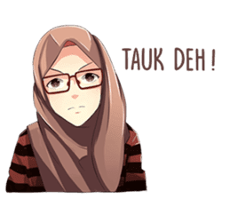 Beautiful Hijab Girl sticker #11893422