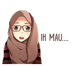 Beautiful Hijab Girl sticker #11893426