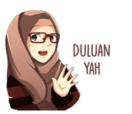 Beautiful Hijab Girl sticker #11893429