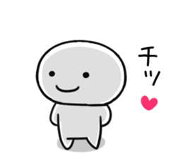 By a smiling face, invective Sticker02 sticker #11893609