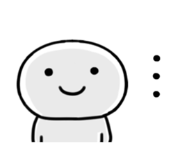 By a smiling face, invective Sticker02 sticker #11893629