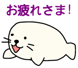 sea calf daihuku sticker #11894626