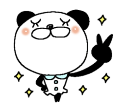 Miss Panda 3 sticker #11896280