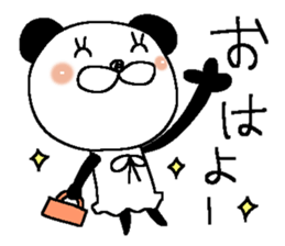 Miss Panda 3 sticker #11896282