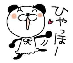 Miss Panda 3 sticker #11896295