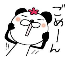 Miss Panda 3 sticker #11896300