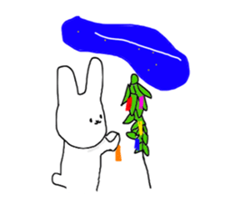 The shaved ice rabbit sticker #11896747