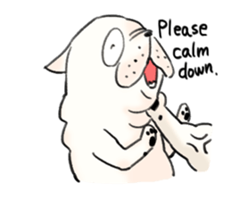 BUHI DOG 2(English ver.) sticker #11897523