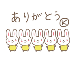 Cute rabbit sticker for K sticker #11897648