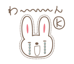 Cute rabbit sticker for K sticker #11897655