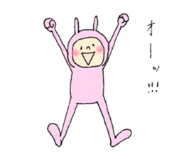 wear of rabbit sticker #11897698
