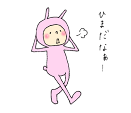 wear of rabbit sticker #11897705