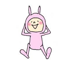 wear of rabbit sticker #11897709