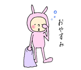 wear of rabbit sticker #11897714