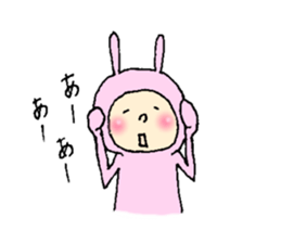 wear of rabbit sticker #11897720