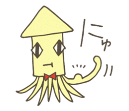 Mr.squid & soft friends sticker #11898048