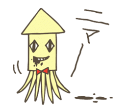 Mr.squid & soft friends sticker #11898053