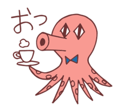 Mr.squid & soft friends sticker #11898063