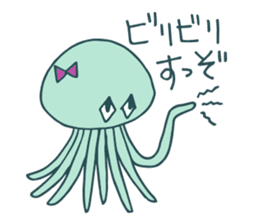 Mr.squid & soft friends sticker #11898070
