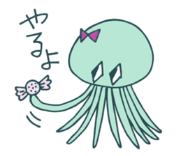 Mr.squid & soft friends sticker #11898072