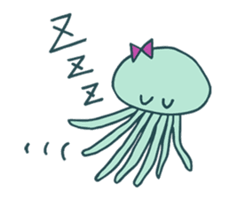 Mr.squid & soft friends sticker #11898073