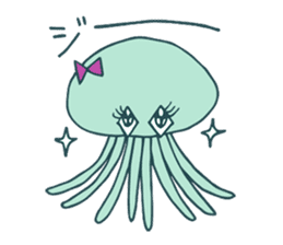 Mr.squid & soft friends sticker #11898076