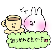 white rabbit love life. sticker #11898768