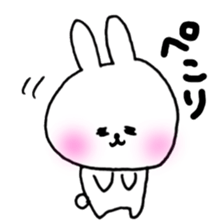 white rabbit love life. sticker #11898774