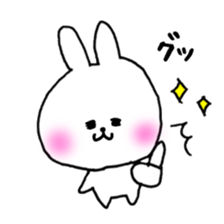 white rabbit love life. sticker #11898775