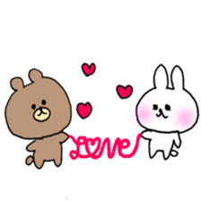 white rabbit love life. sticker #11898778