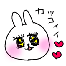 white rabbit love life. sticker #11898780