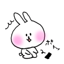 white rabbit love life. sticker #11898781