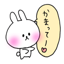 white rabbit love life. sticker #11898783