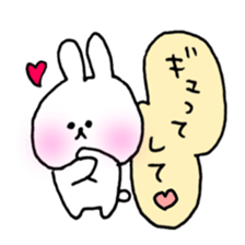white rabbit love life. sticker #11898784